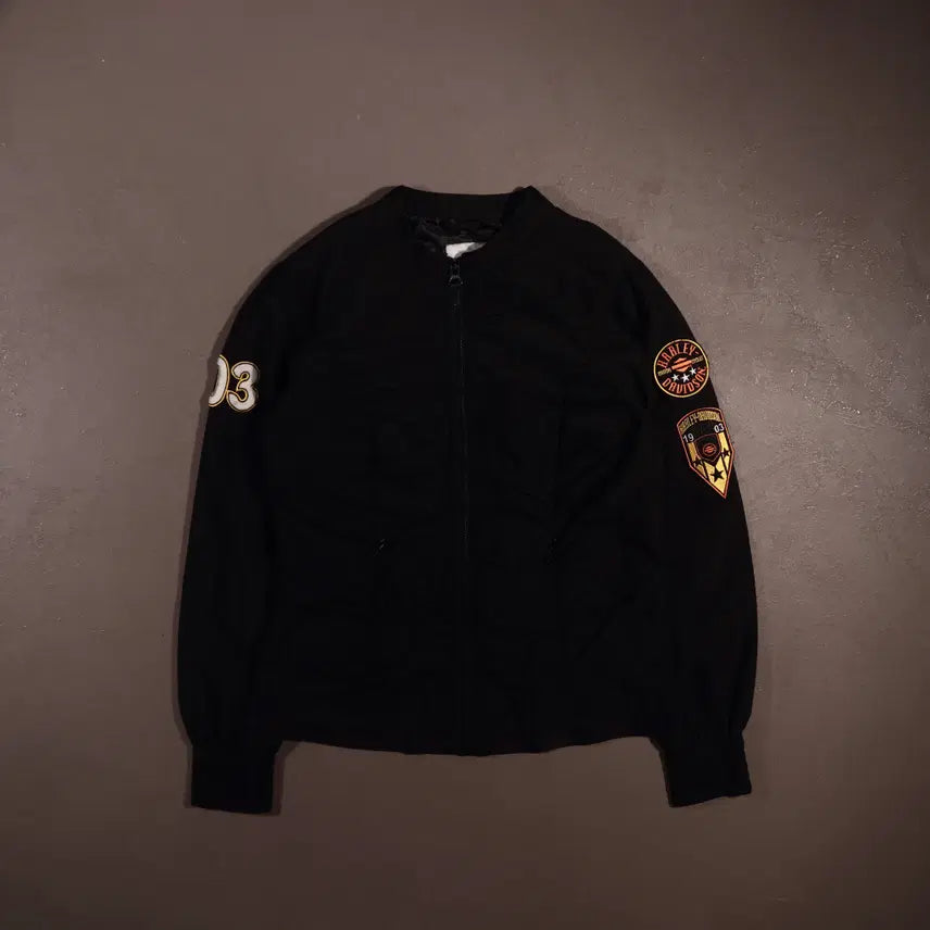 [BUNJANG] Harley-Davidson Nylon Shirred Jacket / 할리데이비슨 나일론 셔링 자켓 C580