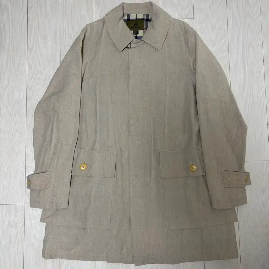 [BUNJANG] Nigel Cabourn Beige Wool Blend Coat / [48] 나이젤카본 코트