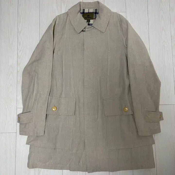 [BUNJANG] Nigel Cabourn Beige Wool Blend Coat / [48] 나이젤카본 코트