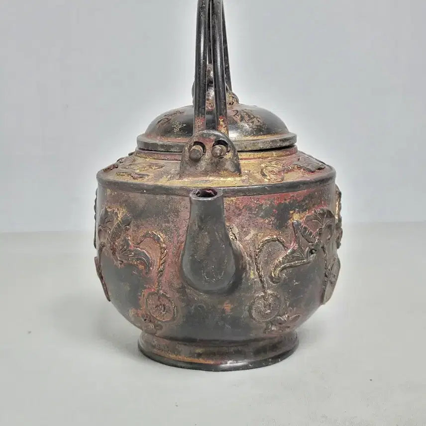 [BUNJANG] Antique Bronze Censer with Haetae and Bat Motifs / 연대감 좋아보이는 청동주자