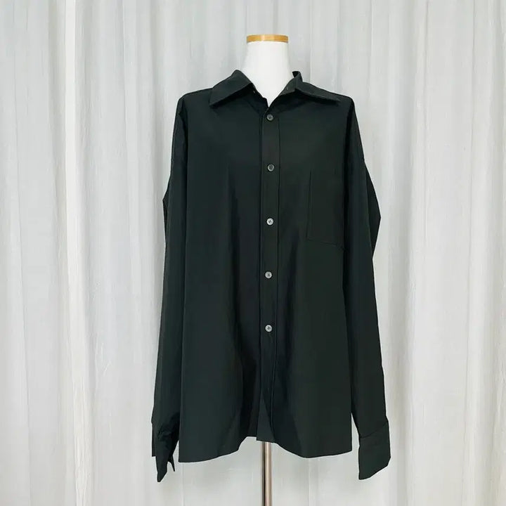 [BUNJANG] Unisex Oversized Khaki Shirt / (새상품) 큰사이즈 카키셔츠/공용