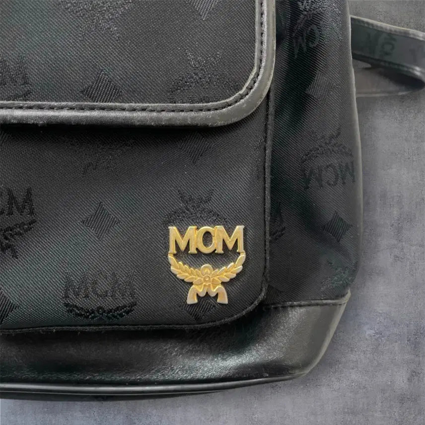 [BUNJANG] MCM Monogram Pocket Backpack / 엠씨엠 Mcm 블랙 모노그램 포켓 백팩
