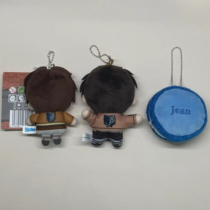 [BUNJANG] Attack on Titan Eren Mascot Doll Keychain "Nuui" Bundle / [공식] 진격의거인 에렌 마스코트 인형 키링 누이 일괄
