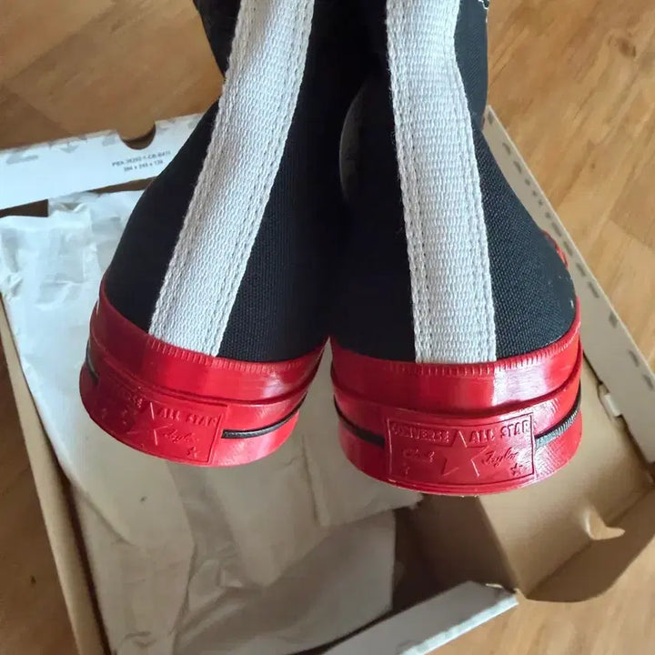 [BUNJANG] Converse Comme des Garcons Play High-Top Sneakers / 컨버스 꼼데가르송 플레이 하이탑