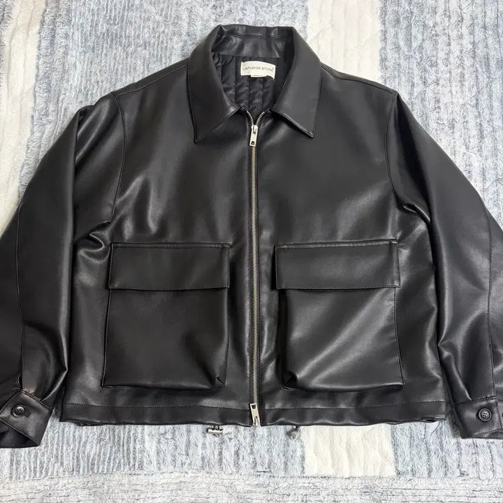 [BUNJANG] Raffstore Buffing Leather Minimal Pocket Leather Jacket / (미착용 새제품) 라퍼지스토어 버핑레더 미니멀 포켓 가죽자켓