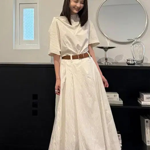 [SOLD OUT] 온앤온 원피스 66사이즈 택달림 반팔