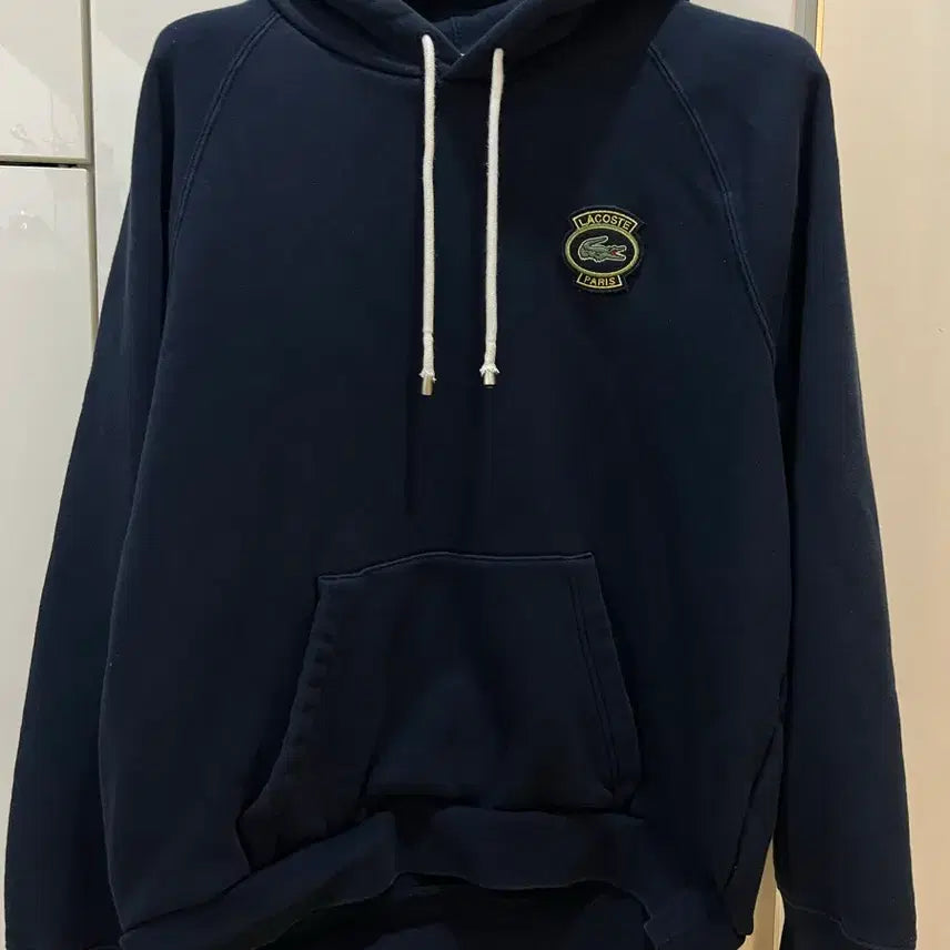 [BUNJANG] Lacoste Navy Hoodie Size 5 / 라코스테 네이비 후드티 5사이즈