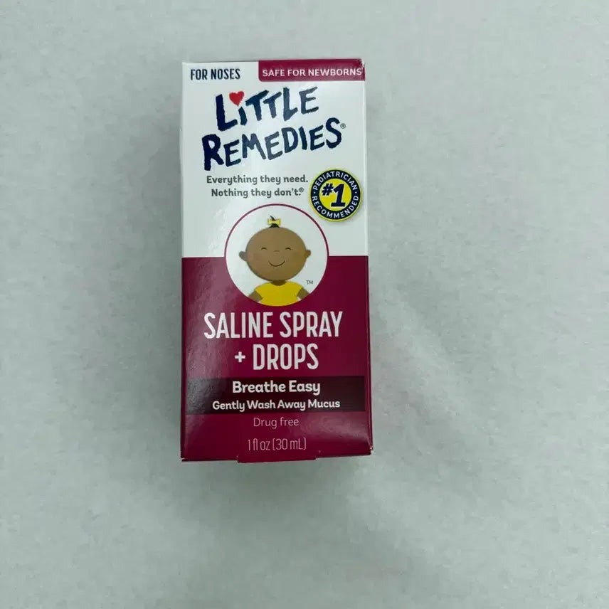 [BUNJANG] Little Remedies Saline Nasal Drops &amp; Spray for Baby Congestion / 아기 코막힘 리틀 레미디스 식염수 드롭 스프레이