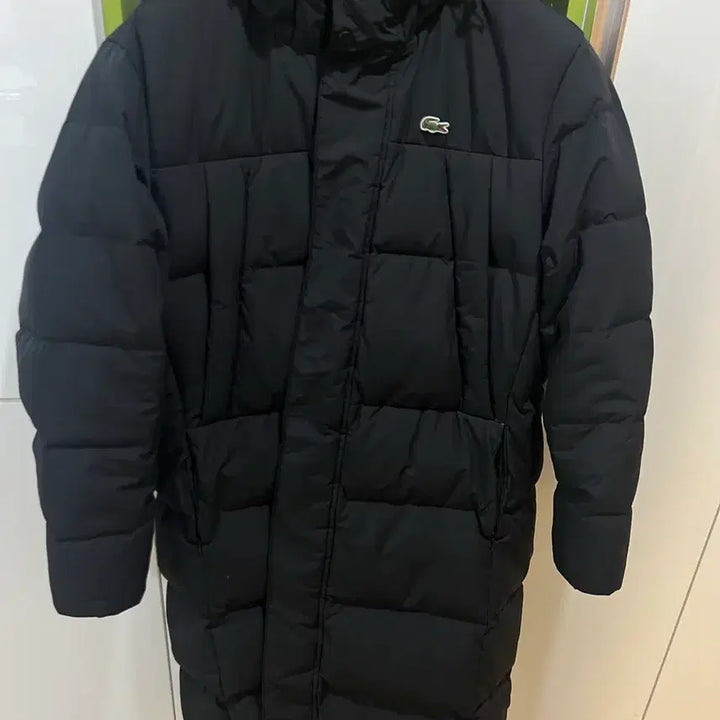 [BUNJANG] Lacoste Long Down Jacket / 라코스테 롱패딩 100-슬림105
