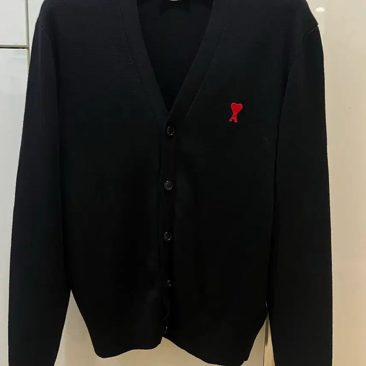 [BUNJANG] Ami Black Cardigan (23FW) - Size L / 23fw 아미 블랙가디건 L 새상품급