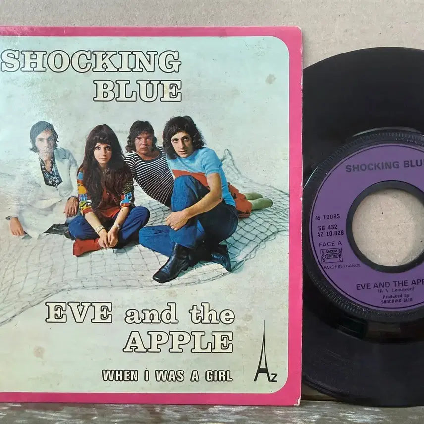 [BUNJANG] Shocking Blue Eve and the Apple 7-inch EP France Original 1973 / (7인치 EP) Shocking Blue - 1973년 FRANCE 초반