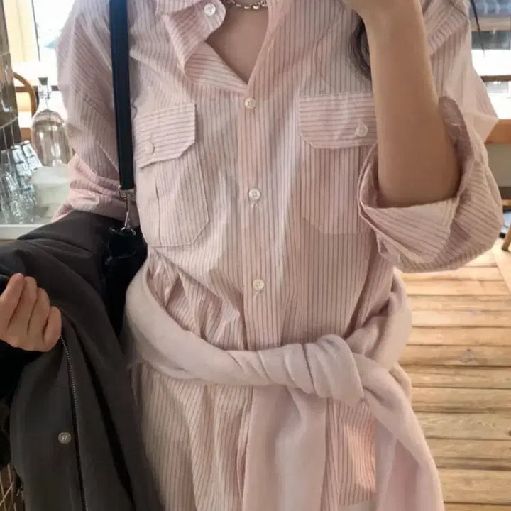 [SOLD OUT] [새상품]진심 유어 셔츠 스트라이프 셔츠 리에뜨 미엘 르버터 베르가못