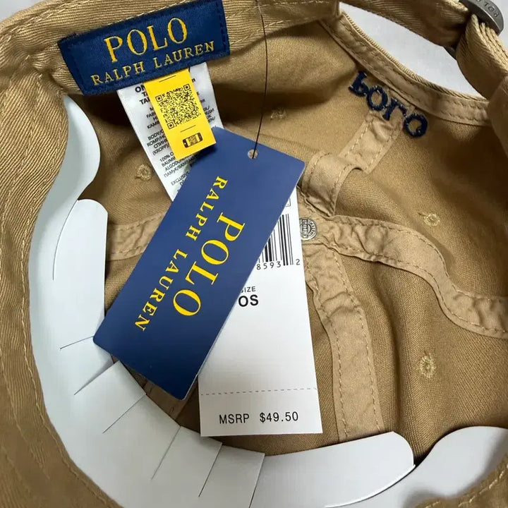 [BUNJANG] Polo Ralph Lauren Cap (Light Beige) / 폴로 랄프로렌 볼캡모자 (진베이지)(새상품)