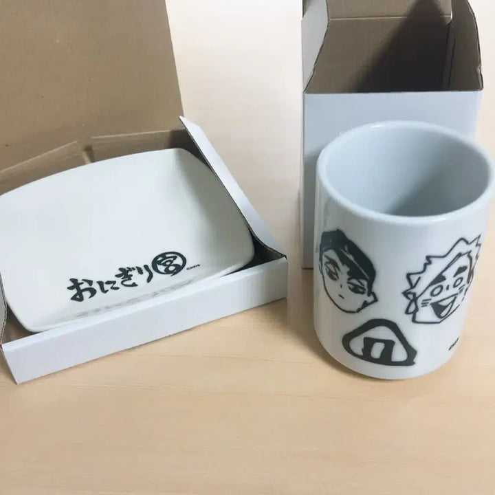 [SOLD OUT] 하이큐 오니기리 미야 먀니기리 미야 컵 접시 아츠무 오사무 이나리자키