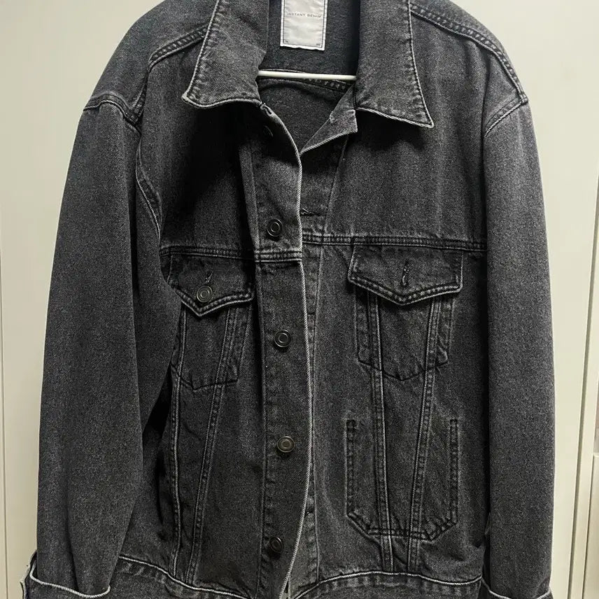 [SOLD OUT] L / 블랙 데님 트러커 자켓