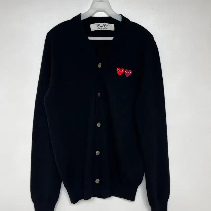 [BUNJANG] Comme des Garçons Double W"a"pen Cardigan (M) / 꼼데가르송 더블와펜 가디건 (M)