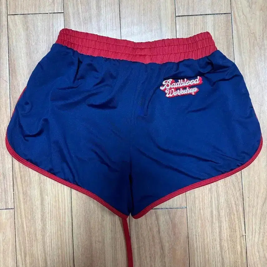 [BUNJANG] Badblood Navy Dolphin Shorts / 배드블러드 네이비 반바지 BBC 하트로고 돌핀 숏츠