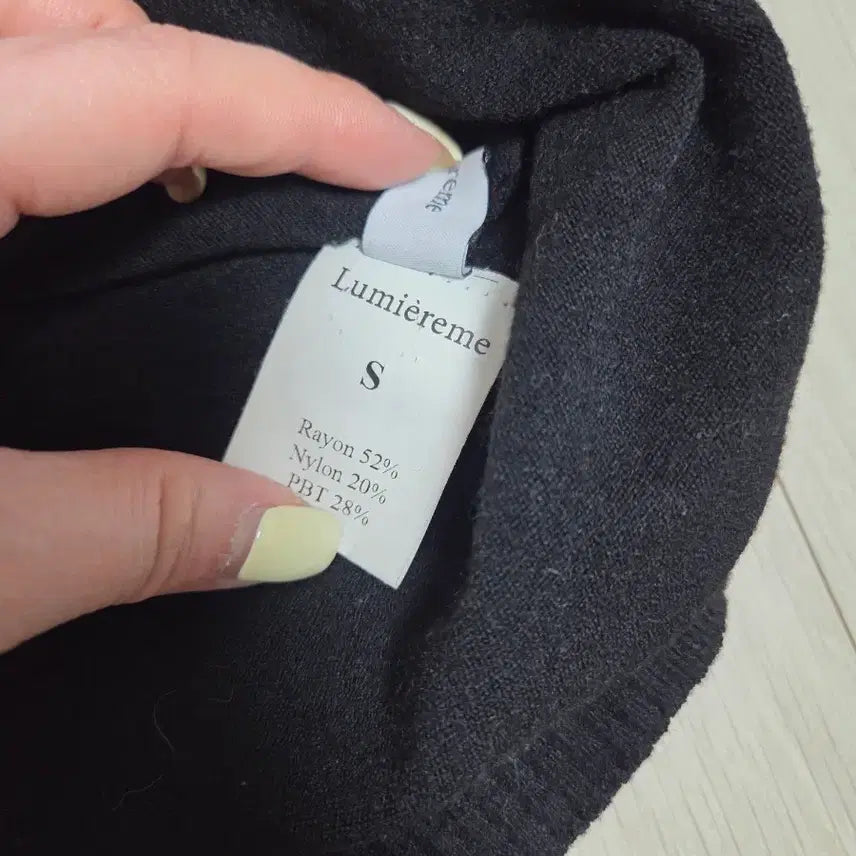 [BUNJANG] Blanc Choux Lumiere Knit Turtle Neck Sweater Black S / 블랑쇼 르미에르메 터틀넥 니트 블랙 s