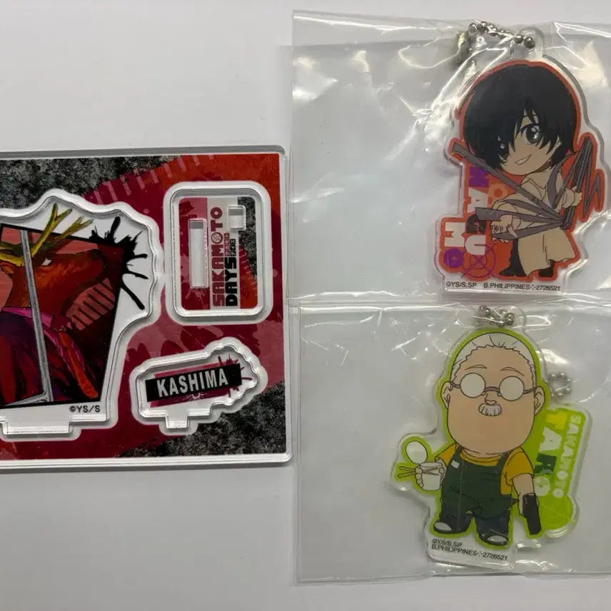 [BUNJANG] Sakamoto Days Acrylic Stand/Keyring Bundle Set / 사카모토 데이즈 아크릴 스탠드/키링 세트 일괄 판매