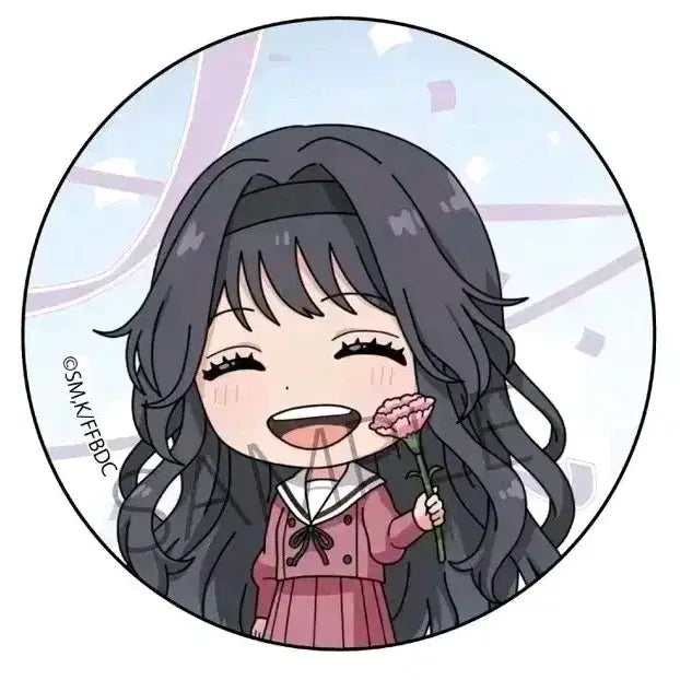 [BUNJANG] Hibana Hana wa Sumiyaka ni Saku Waguri Character Can Badge (Sealed) / (미개봉) 향기로운꽃은늠름하게핀다 와구리 캐릭터 캔뱃지