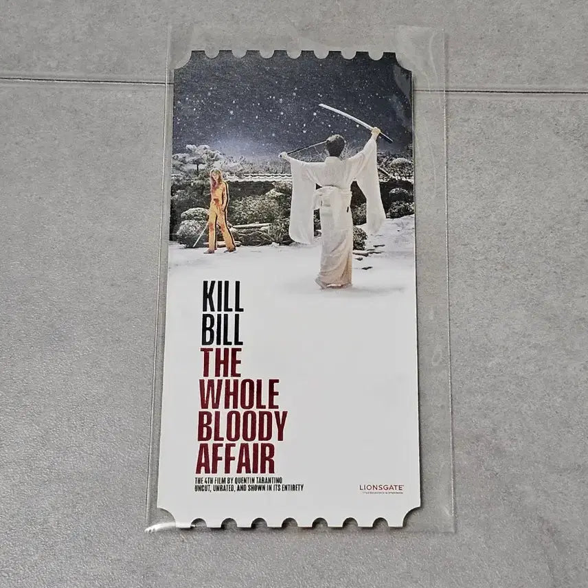 [BUNJANG] Kill Bill Original Ticket / 킬빌 오리지널티켓