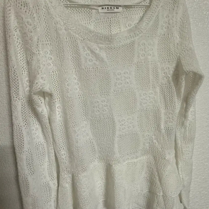 [BUNJANG] White Layered Knit / 화이트 레이어드 니트