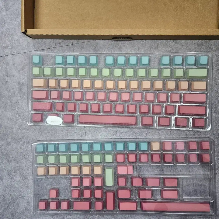 [BUNJANG] Rainbow Gradient Keycap Set / 무지개 그라데이션 키캡