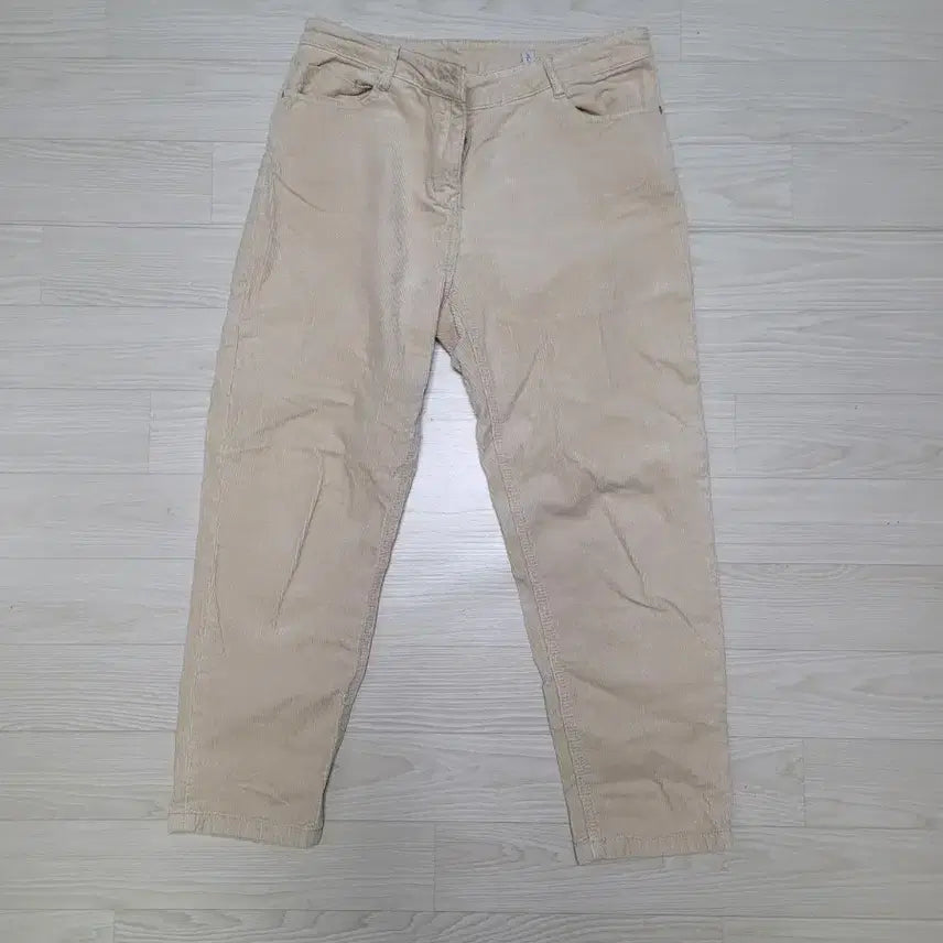 [BUNJANG] Beige Corduroy Pants / 베이지 코듀로이 팬츠