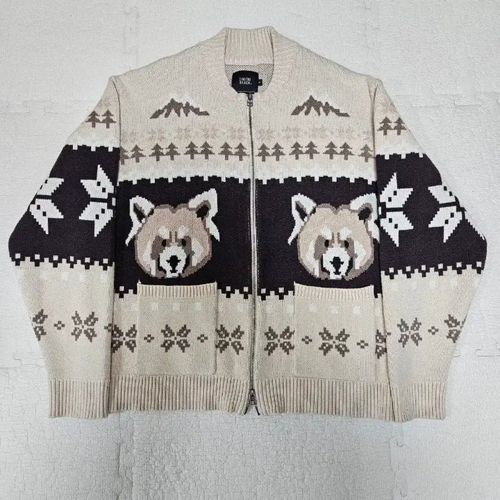 [BUNJANG] Dimitri Black Nordic Cardigan XL / 디미트리블랙 노르딕 가디건 XL