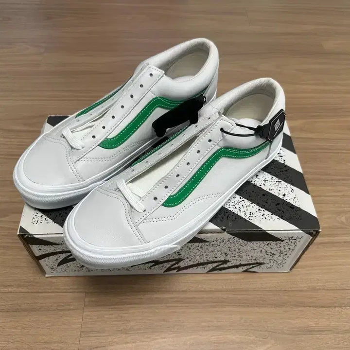 [BUNJANG] Vans Vault OG Style 36 LX Leather Green / 반스 레더 볼트 OG 스타일 36 LX 그린 280 28