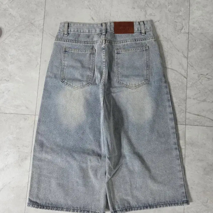[BUNJANG] Trillion Straight/Bermuda Denim Pants / 트릴리온 스트레이트/버뮤다 데님 팬츠