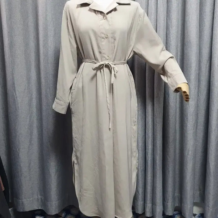 [BUNJANG] Charr Maxi Dress / 차르르 그레이 맥시원피스