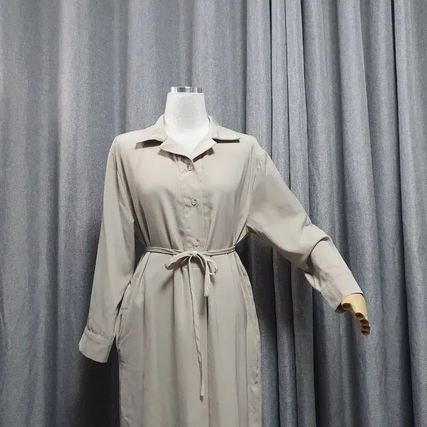 [BUNJANG] Charr Maxi Dress / 차르르 그레이 맥시원피스