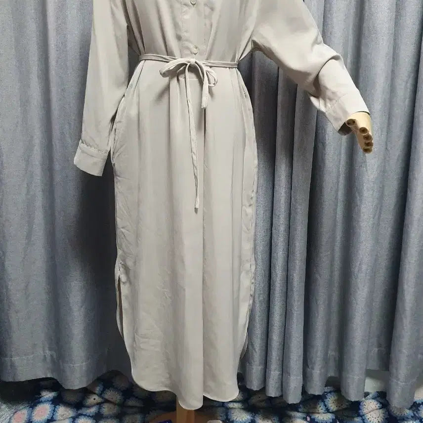 [BUNJANG] Charr Maxi Dress / 차르르 그레이 맥시원피스