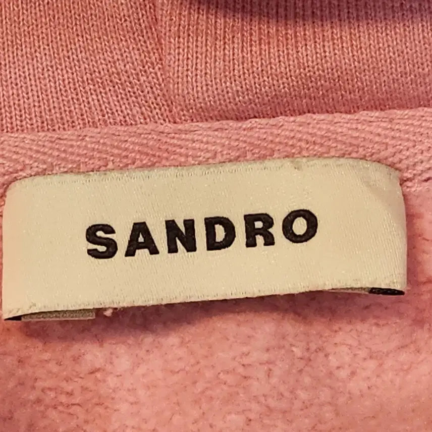[BUNJANG] Sandro Pink Hoodie / 산드로 핑크 후드티