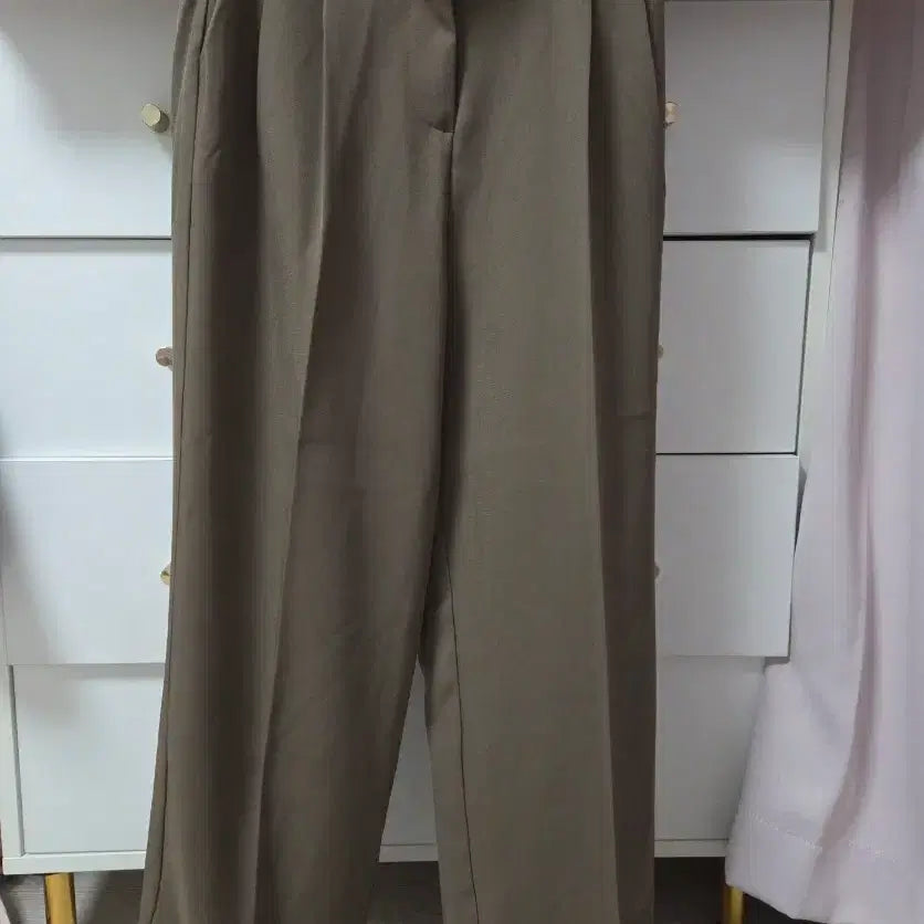 [BUNJANG] Brown Slacks / 브라운 슬랙스