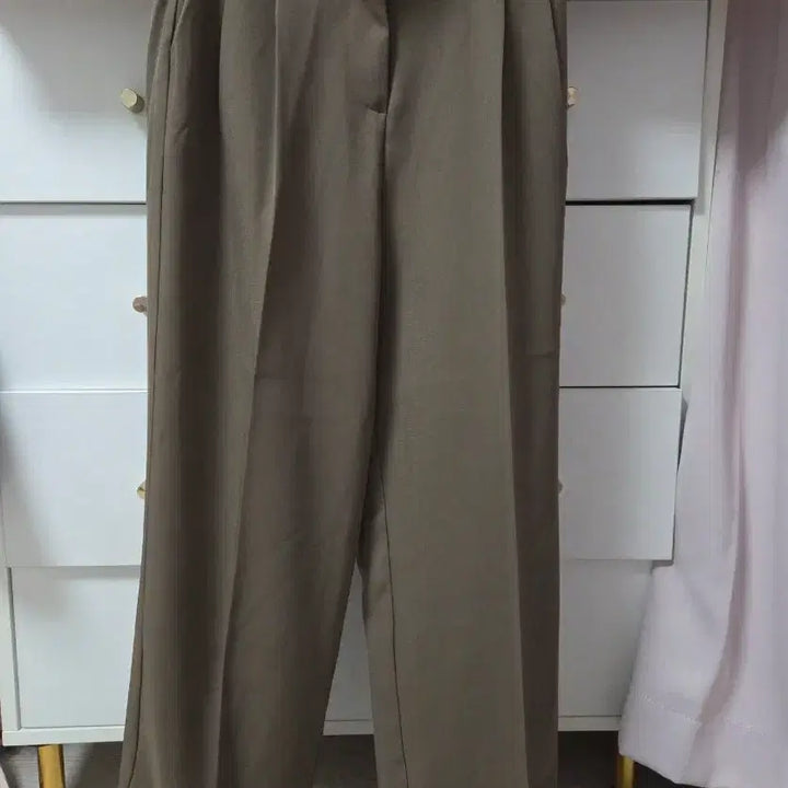 [BUNJANG] Brown Slacks / 브라운 슬랙스