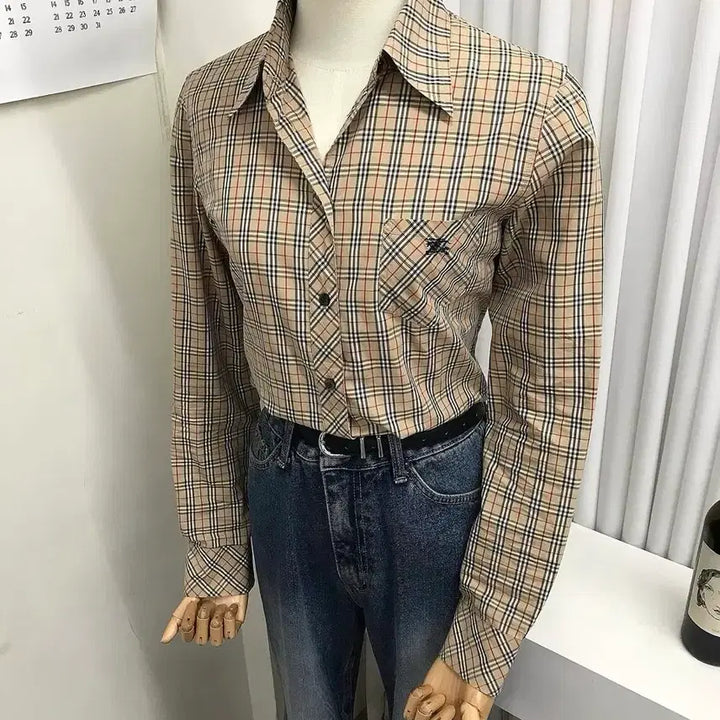 [BUNJANG] Burberry Blue Label Nova Check Shirt / 버버리 블루라벨 노바체크 셔츠