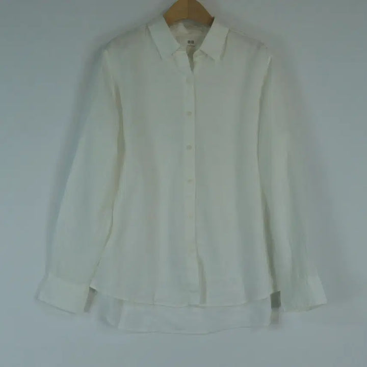 [BUNJANG] Uniqlo 100% Linen Basic Shirt L / UNIQLO 린넨100 셔츠 L