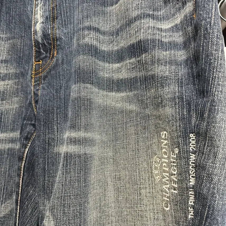 [BUNJANG] BANG BANG UTD CO Washed Denim Jeans / BANG BANG UTD CO 워싱 데님 청바지 34사이즈 빈티지특