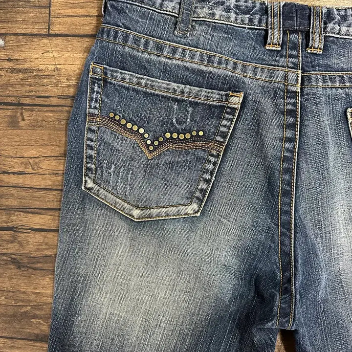 [BUNJANG] BANG BANG UTD CO Washed Denim Jeans / BANG BANG UTD CO 워싱 데님 청바지 34사이즈 빈티지특