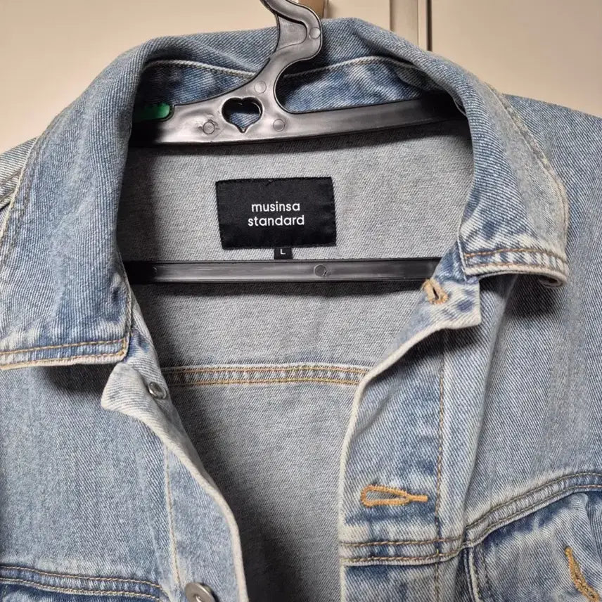 [BUNJANG] Musinsa Standard Denim Jacket (Light Blue) - Men&