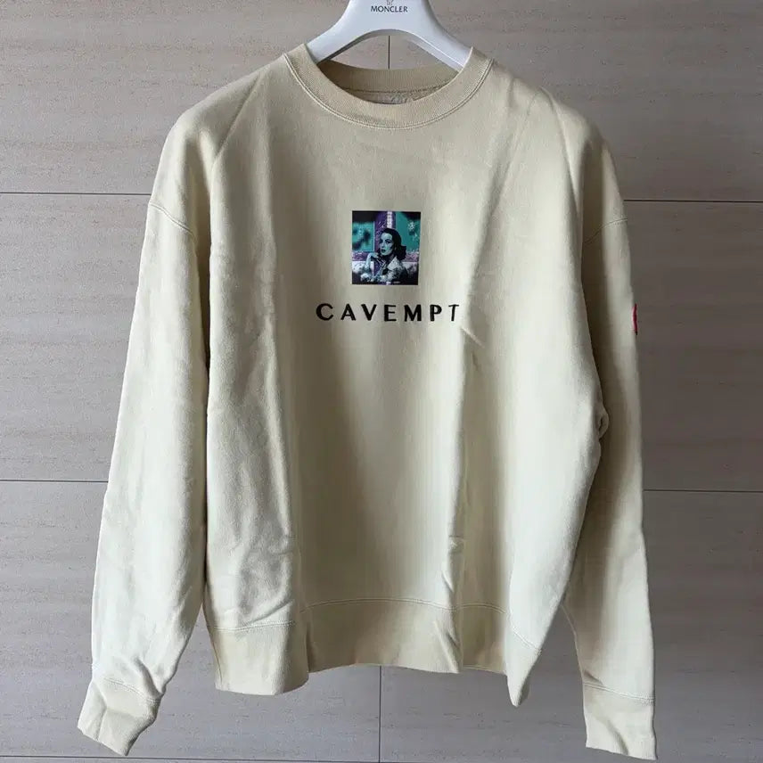 [BUNJANG] Cav Empt EMBROIDERY PICS Crew Neck Sweatshirt / 카브엠트 EMBROIDERY PICS CREW NECK