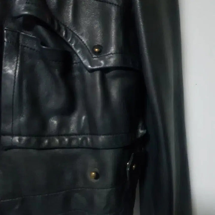 [BUNJANG] SYSTEM Lambskin Leather Jacket / SYSTEM 브랜드의 여성 가죽 자켓입니다겉감은 천연 가죽(양가죽)