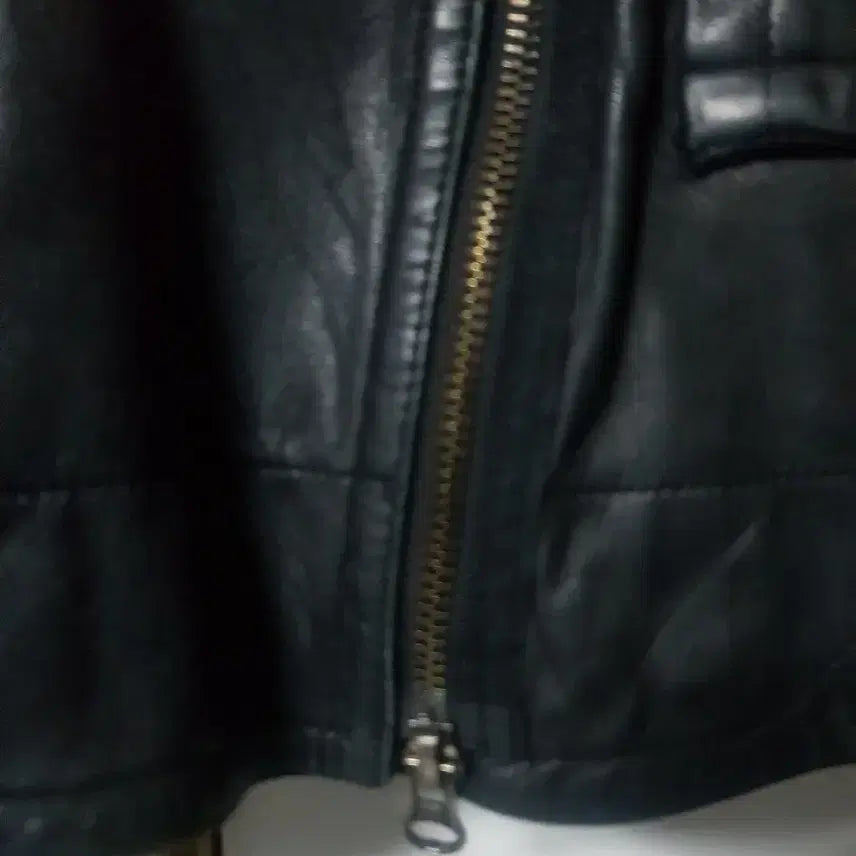[BUNJANG] SYSTEM Lambskin Leather Jacket / SYSTEM 브랜드의 여성 가죽 자켓입니다겉감은 천연 가죽(양가죽)