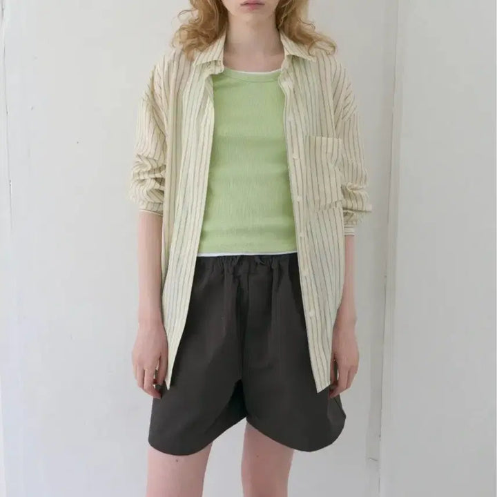 [BUNJANG] Forger Stripe Loose Fit Shirt / (품절상품) 포저 스트라이프 루즈핏 셔츠