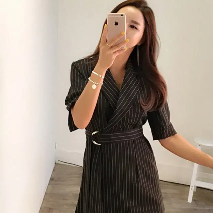 [BUNJANG] Wrap Dress / 랩원피스 정장원피스