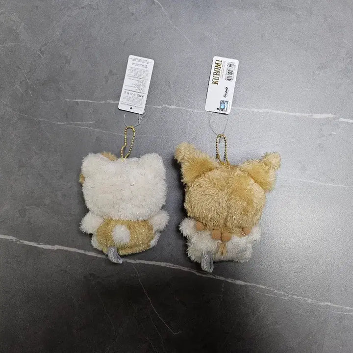 [BUNJANG] Sanrio Kitty Kuromi Glitter Keychain Bundle Set / 반짝골드 일괄