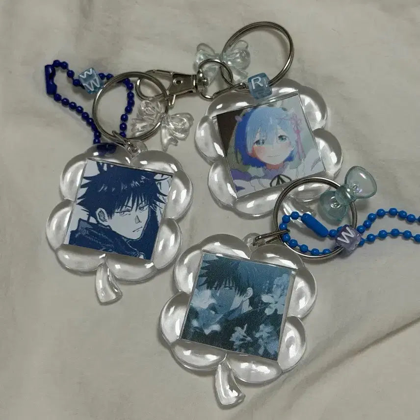 [BUNJANG] Re:ZERO Rem NFC Keyring / 리제로 렘 nfc키링