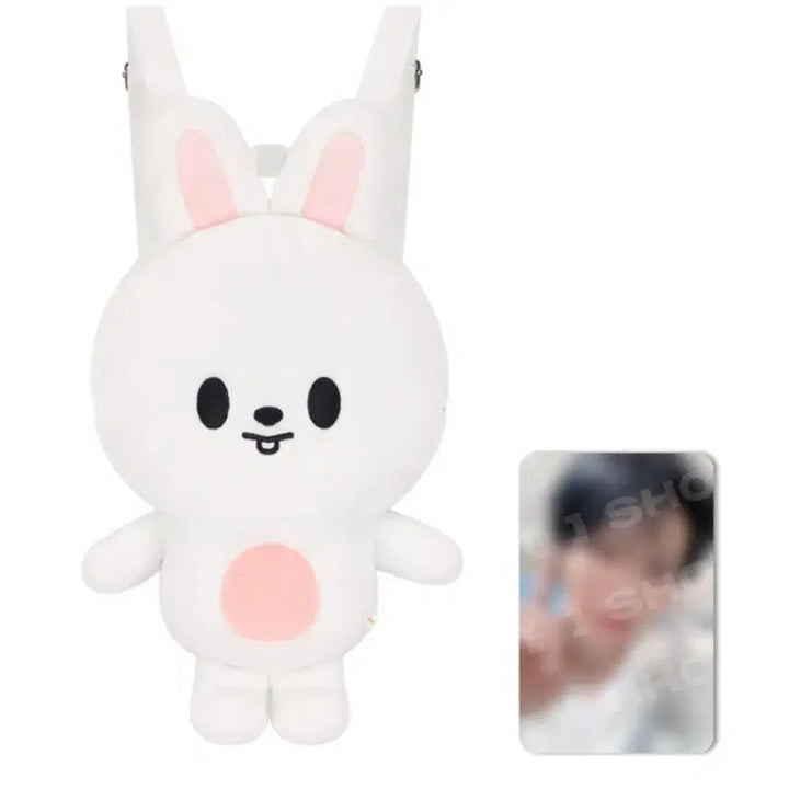 [SOLD OUT] [포카 포함] 스트레이키즈 스키즈 스키주 플러시 백팩 가방 백 리빗 리노